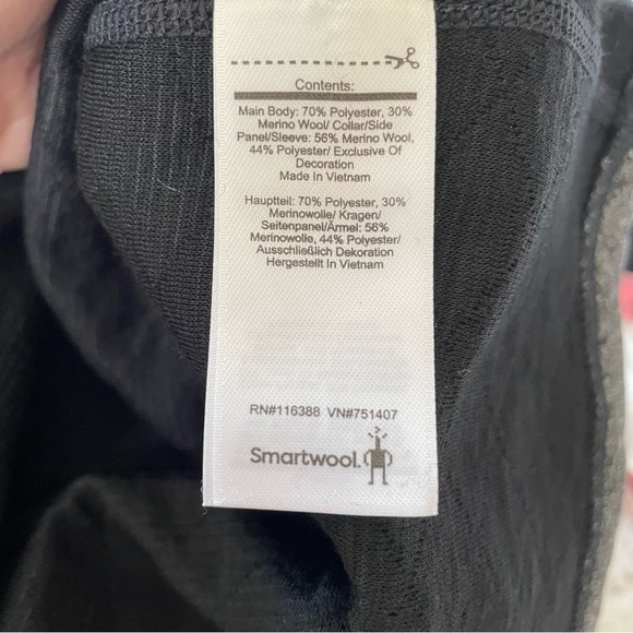 Smartwool | Diamond Peak Quilted Dress in Black Heather, Merino wool blend - Picture 8 of 12